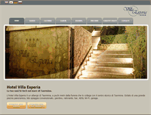 Tablet Screenshot of hotelvillaesperia.com
